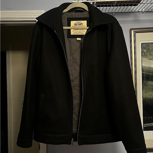 Old Navy Other - Old Navy Classic Wool Zip Up Jacket